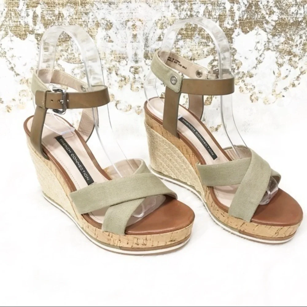 French Connection women’s wedge shoes size 37